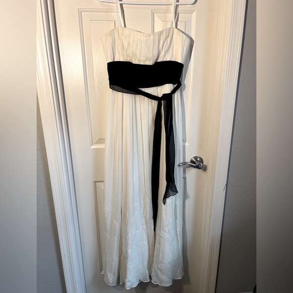 Vintage BCBG Max Azria White Prom Dress - Picture 1 of 3
